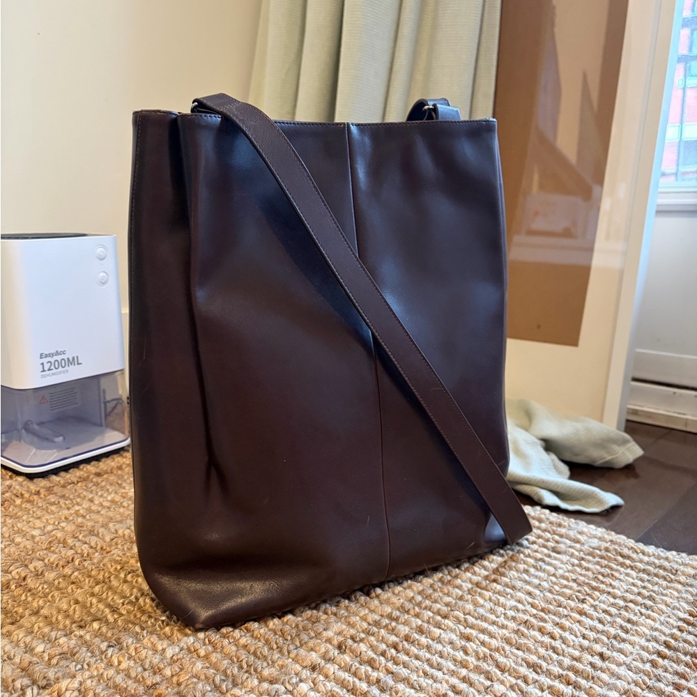 Vagabond Dark Brown Leather Crossbody Bag